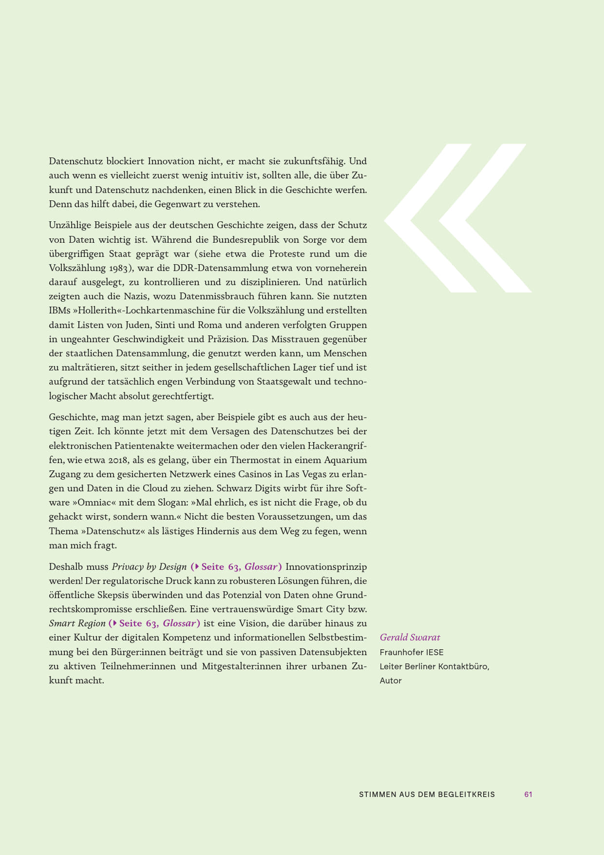 Beitrag zum Datenschutz